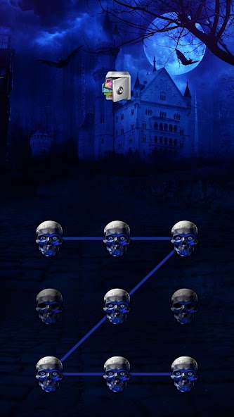 AppLock Live Theme Dark Castle