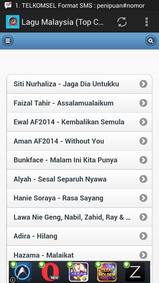 Lagu Malaysia (Top Chart)