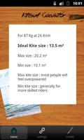 Kitesurf Calculator