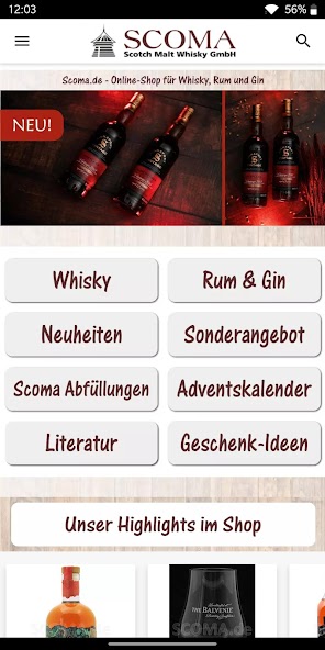SCOMA - Whisky Versandhandel