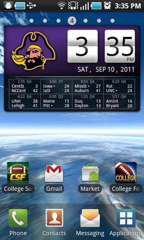 East Carolina Live Clock