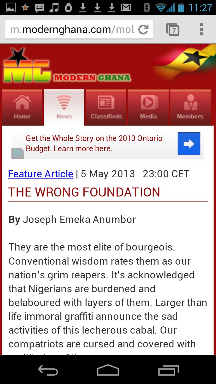 Ghana Newspaper & Video