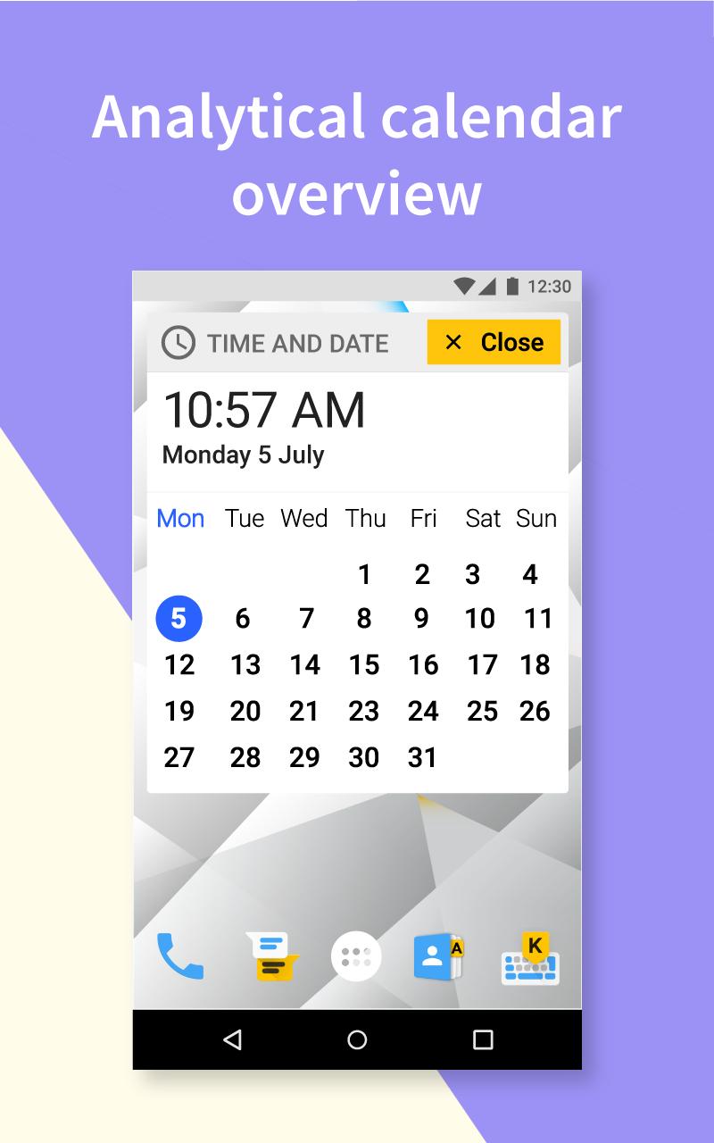 Katsuna Homescreen widget