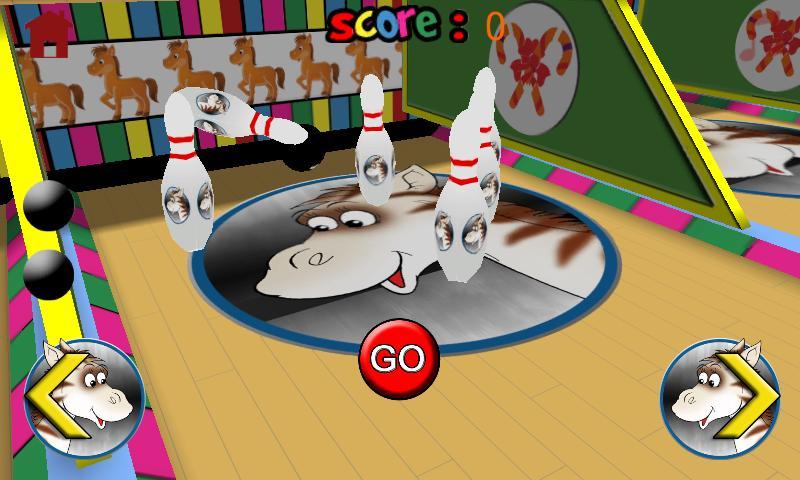 Horse bowling for kids