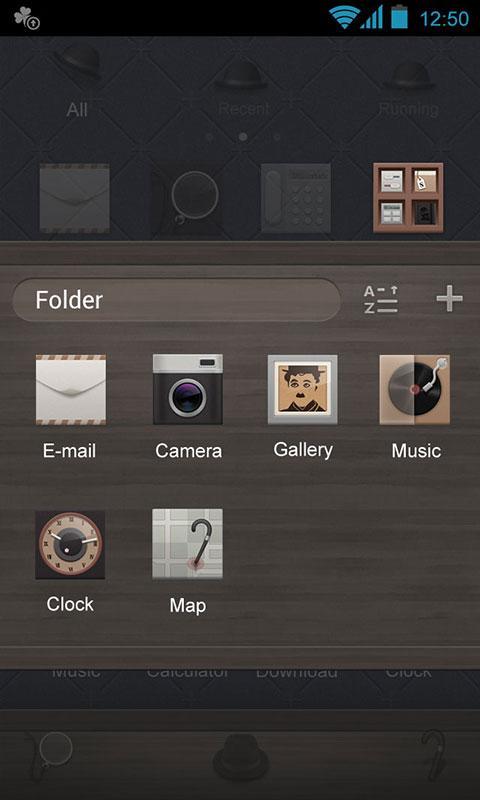 Gentleman GO Launcher Theme