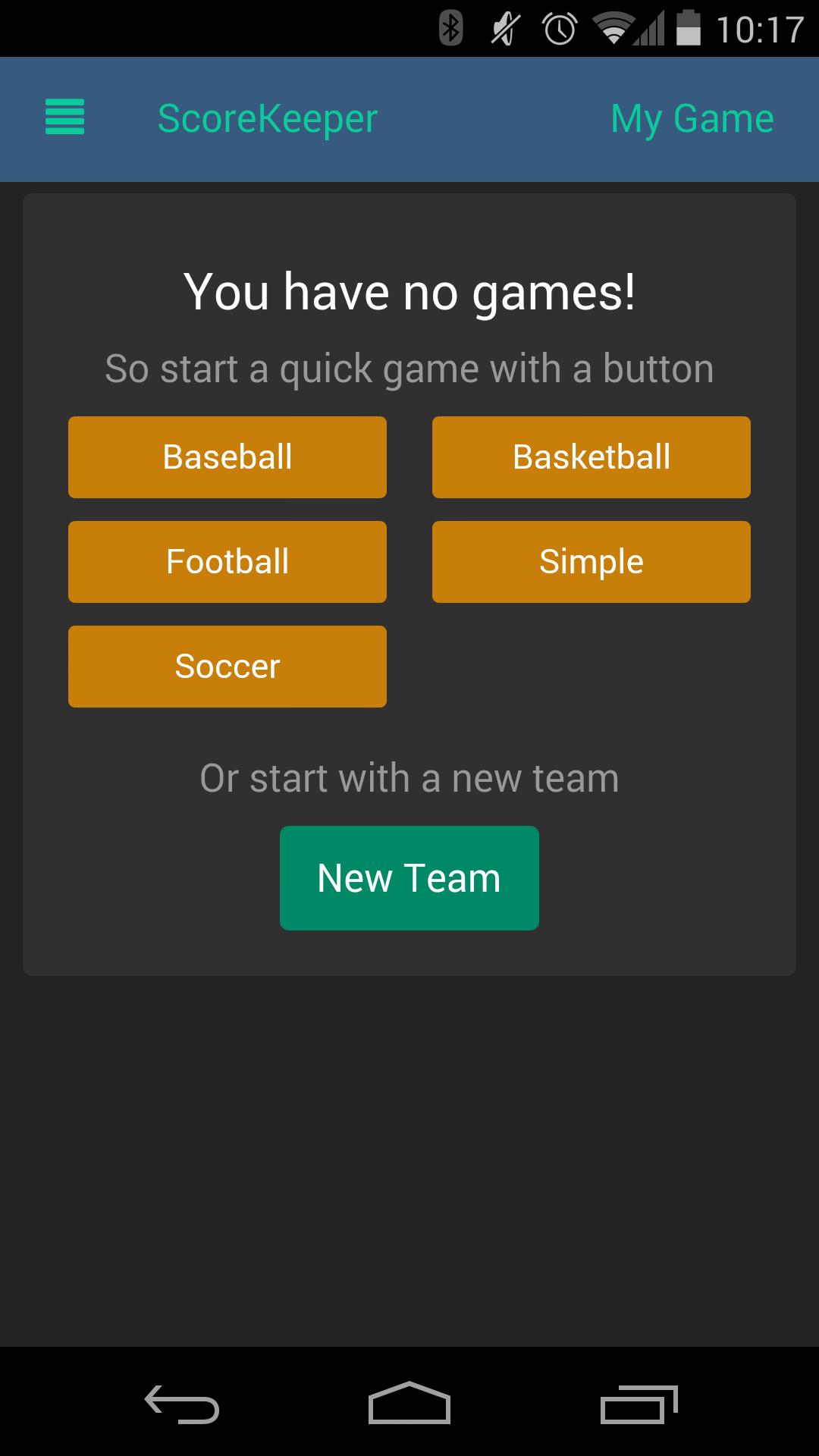 ScoreKeeper for Sports / Games
