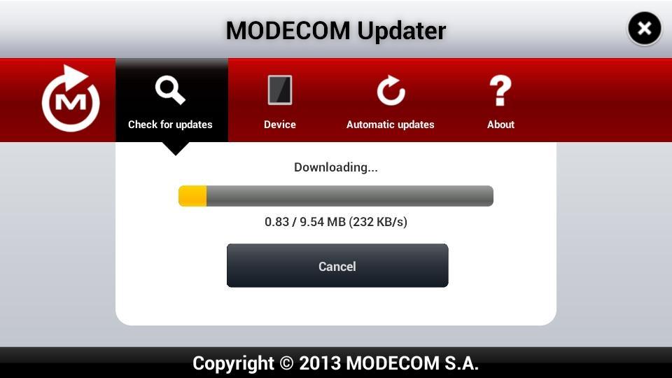 MODECOM Updater
