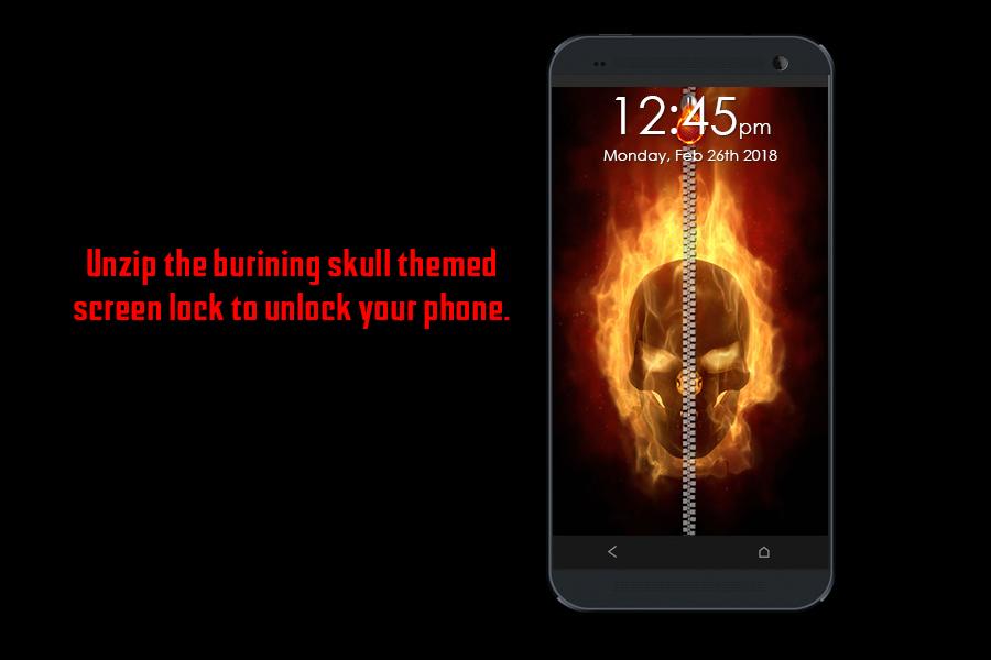 Skull Lock Screen