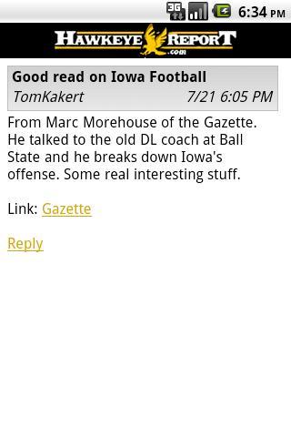 HawkeyeReport.com Mobile