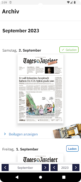 Tages-Anzeiger E-Paper