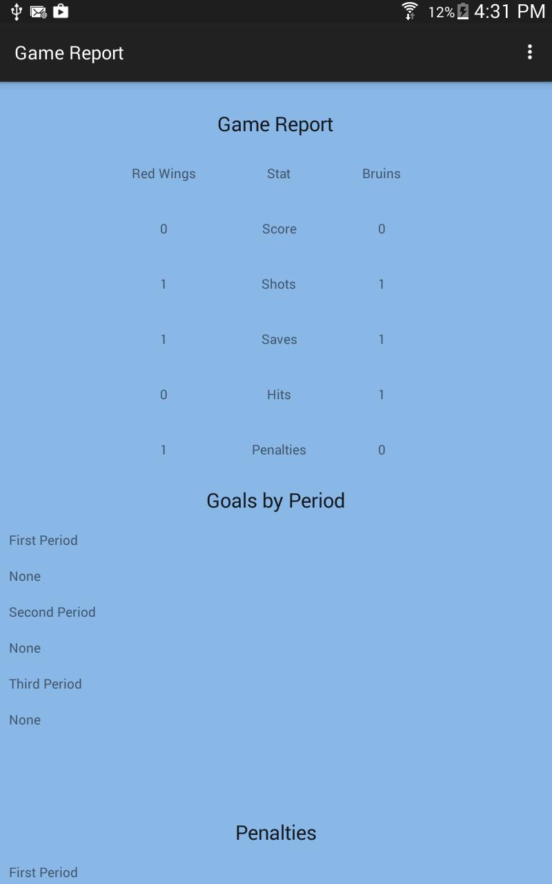 Hockey Stats Tracker