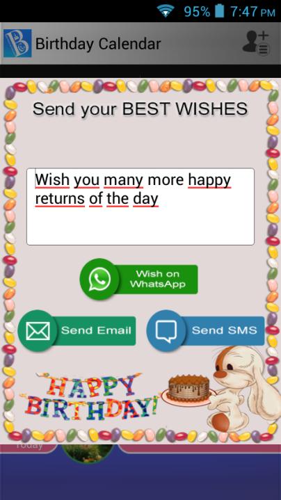 Birthdays & Contacts (B&C)