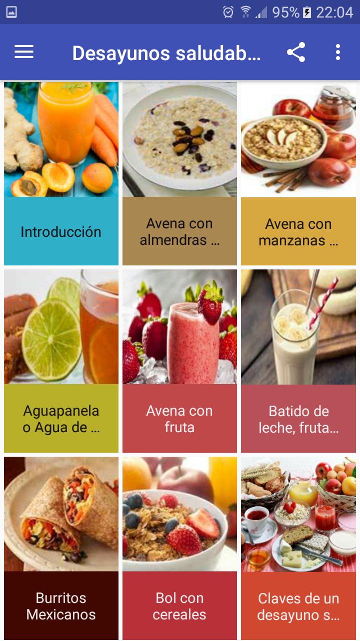 Desayunos saludables