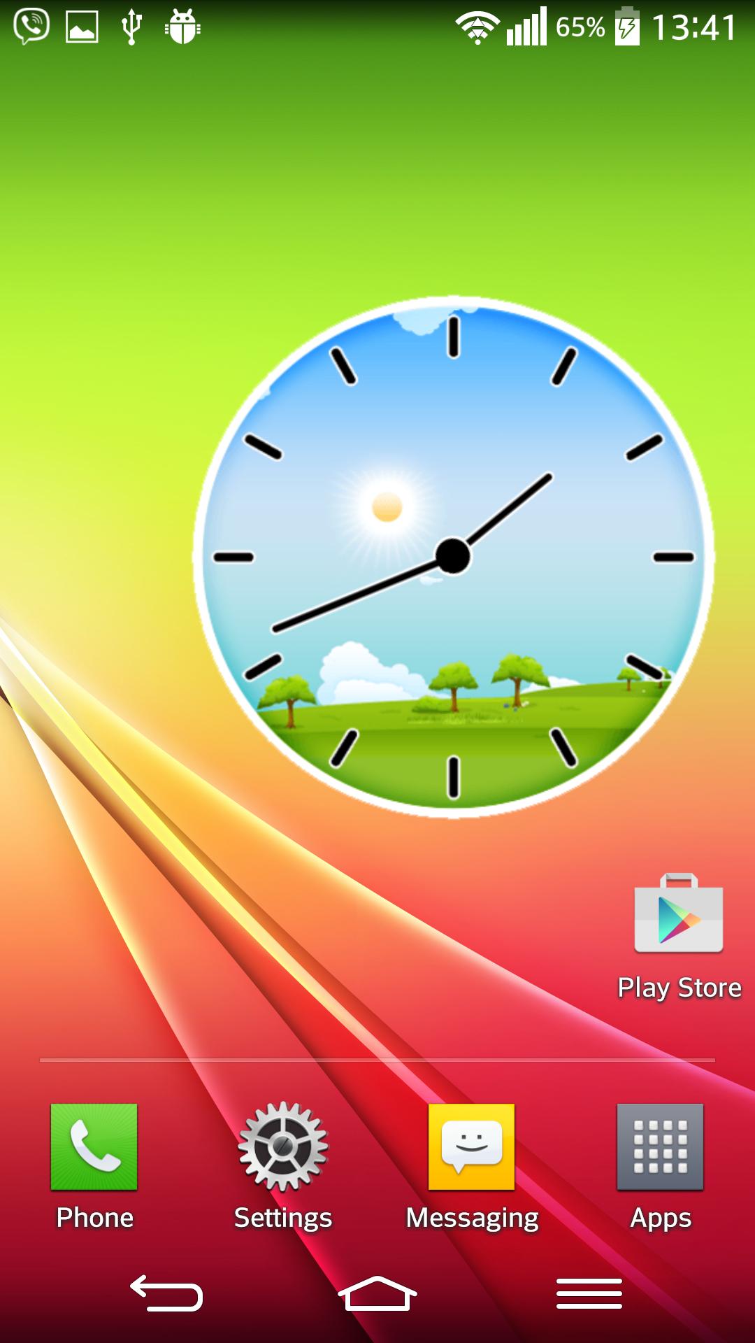 Sunny Spring Clock