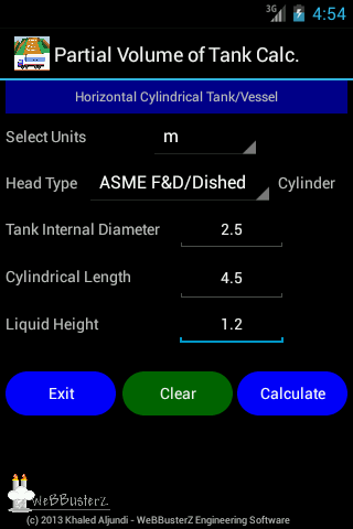 Volume of Tank Calculator Lite