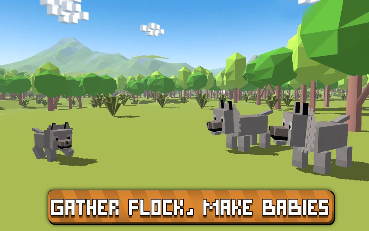 Blocky Wolf Simulator