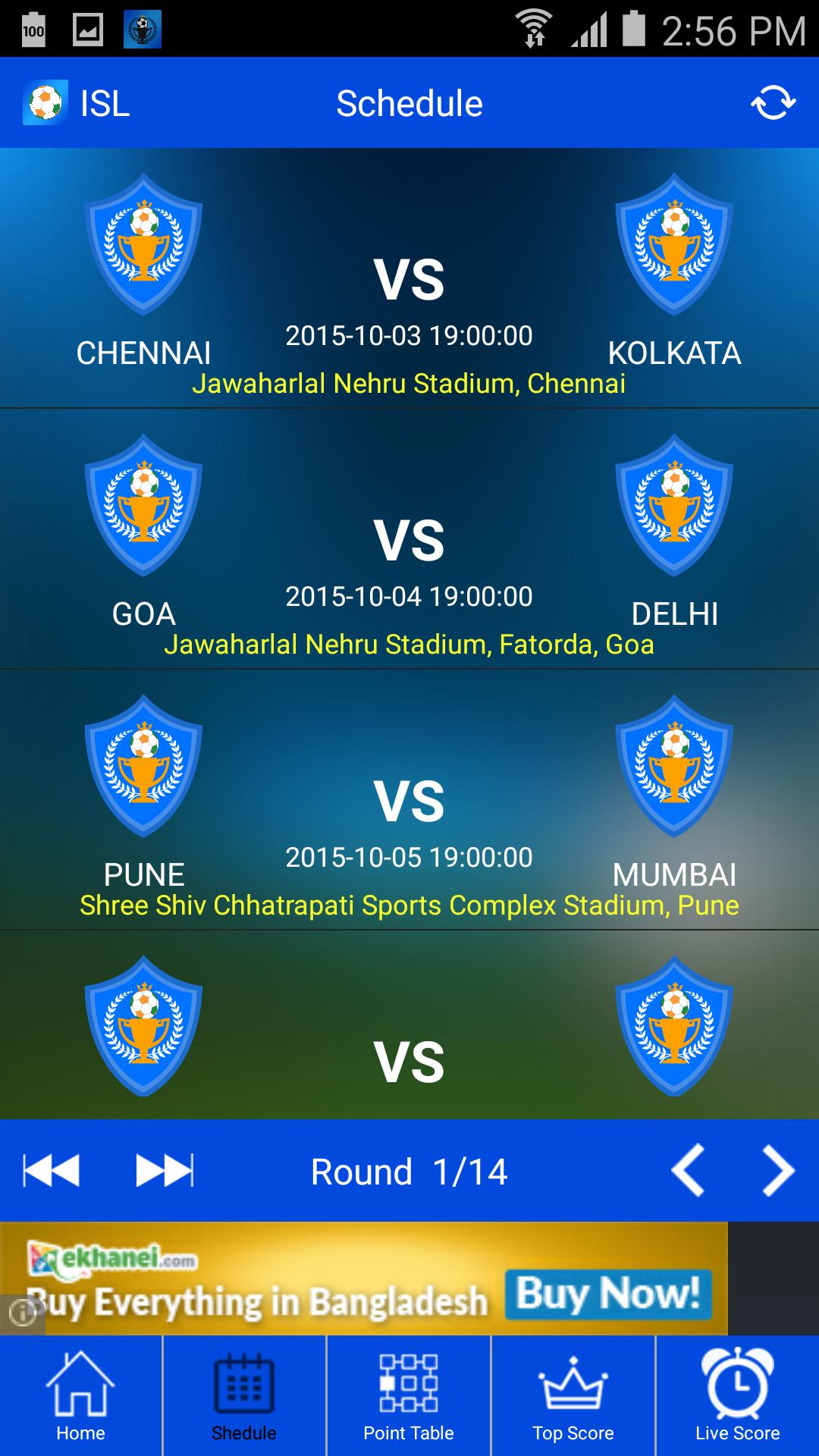 Indian Super League - 2015