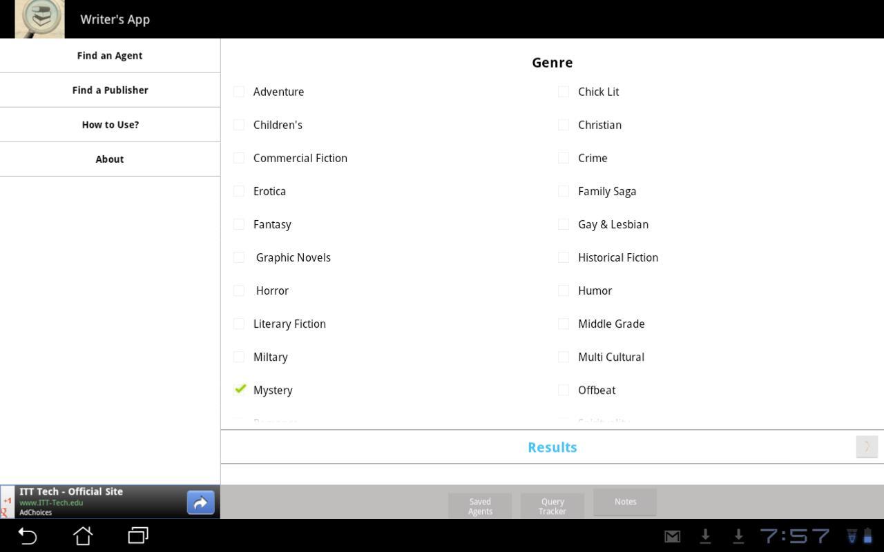 Literary Agents and Publishers