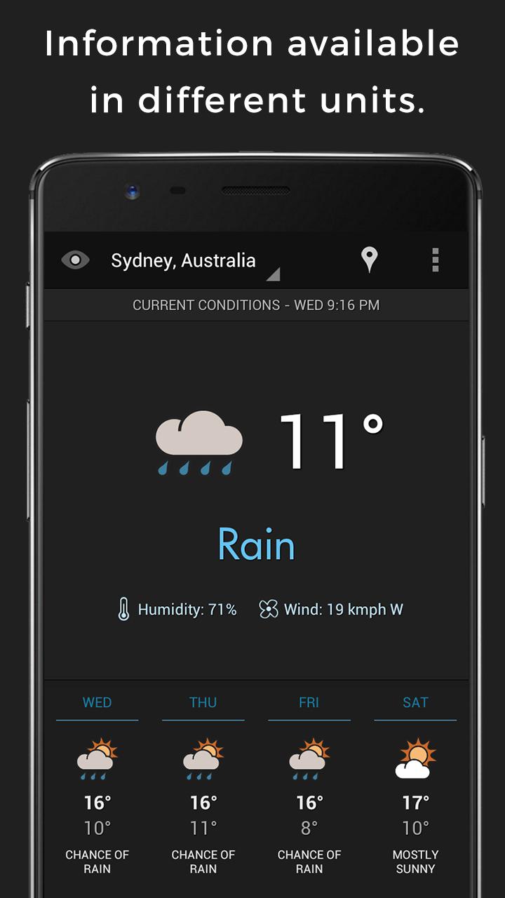 The Weather - Rain Forecast & Storm Alerts
