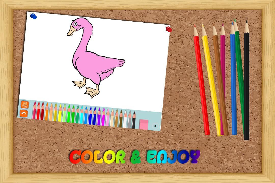 Coloring Game - Farm Animals