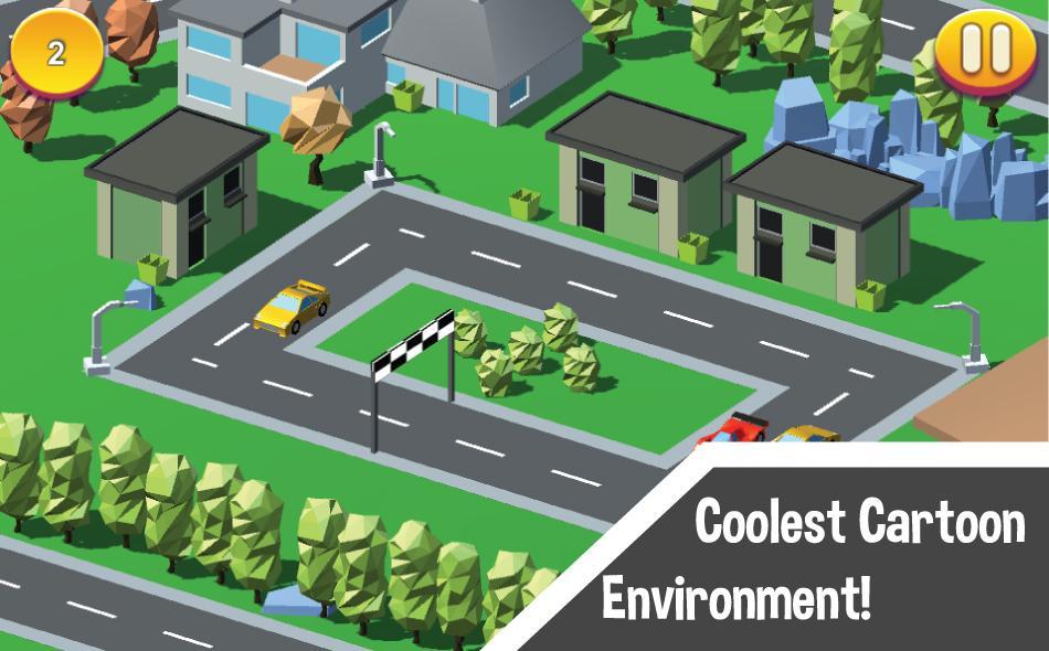 Toy Car Loop: Blocky Roads