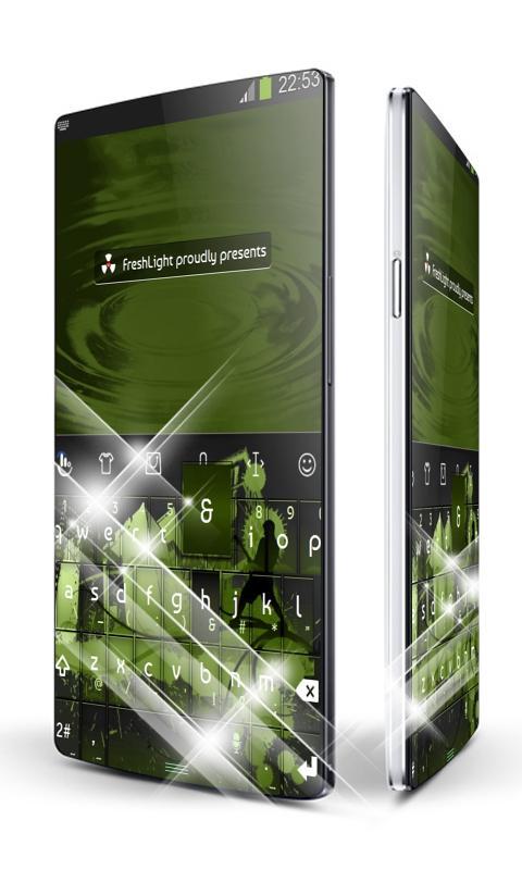 Electric green Keypad Art