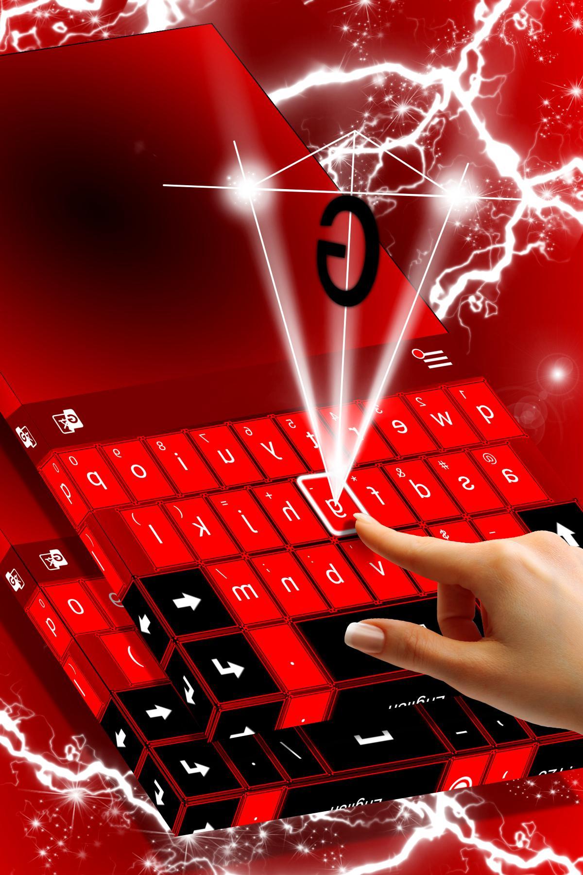 Red Black Keyboard Theme