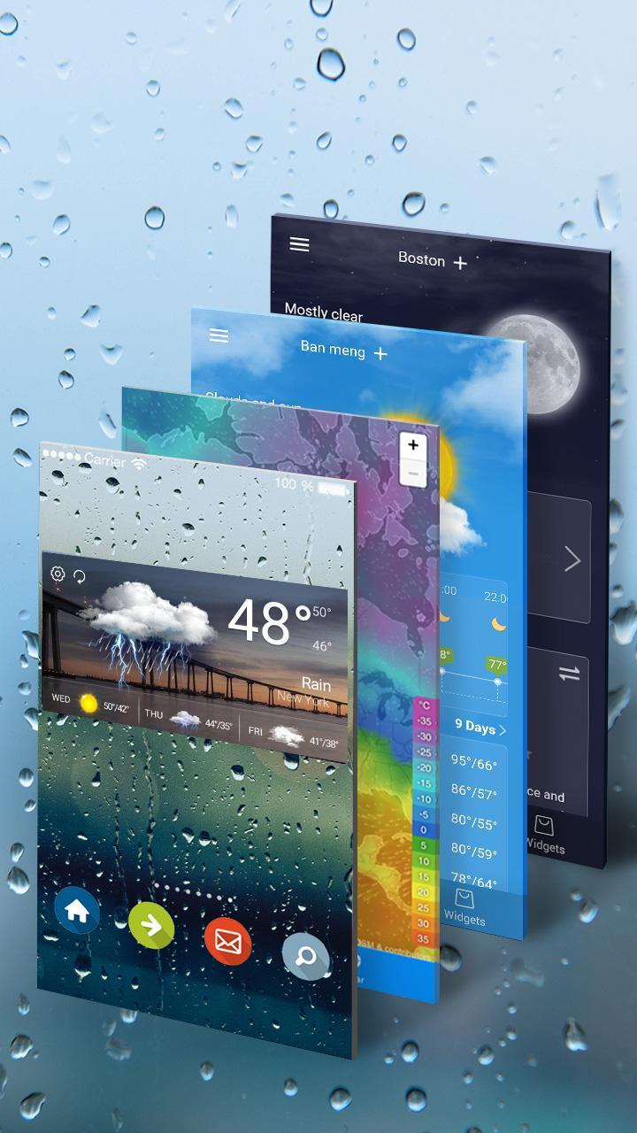 Desktop Weather Widget Clock