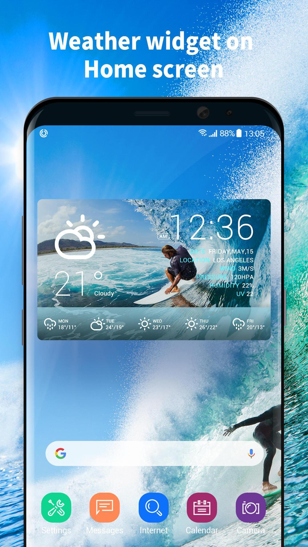 World weather widget& forecast