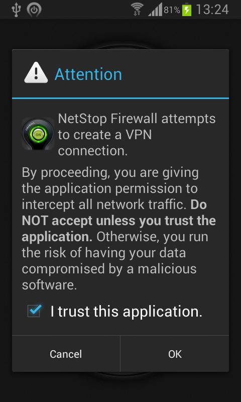 NetStop Firewall