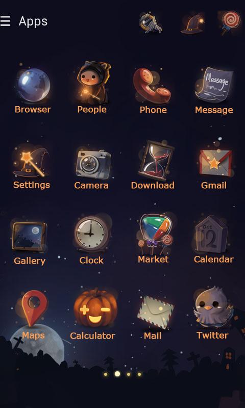 Magic Eve GO Launcher Theme