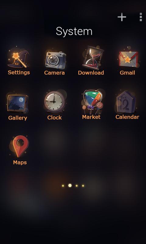 Magic Eve GO Launcher Theme