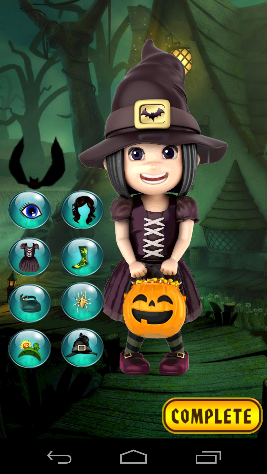 Halloween Girl Dressup Game