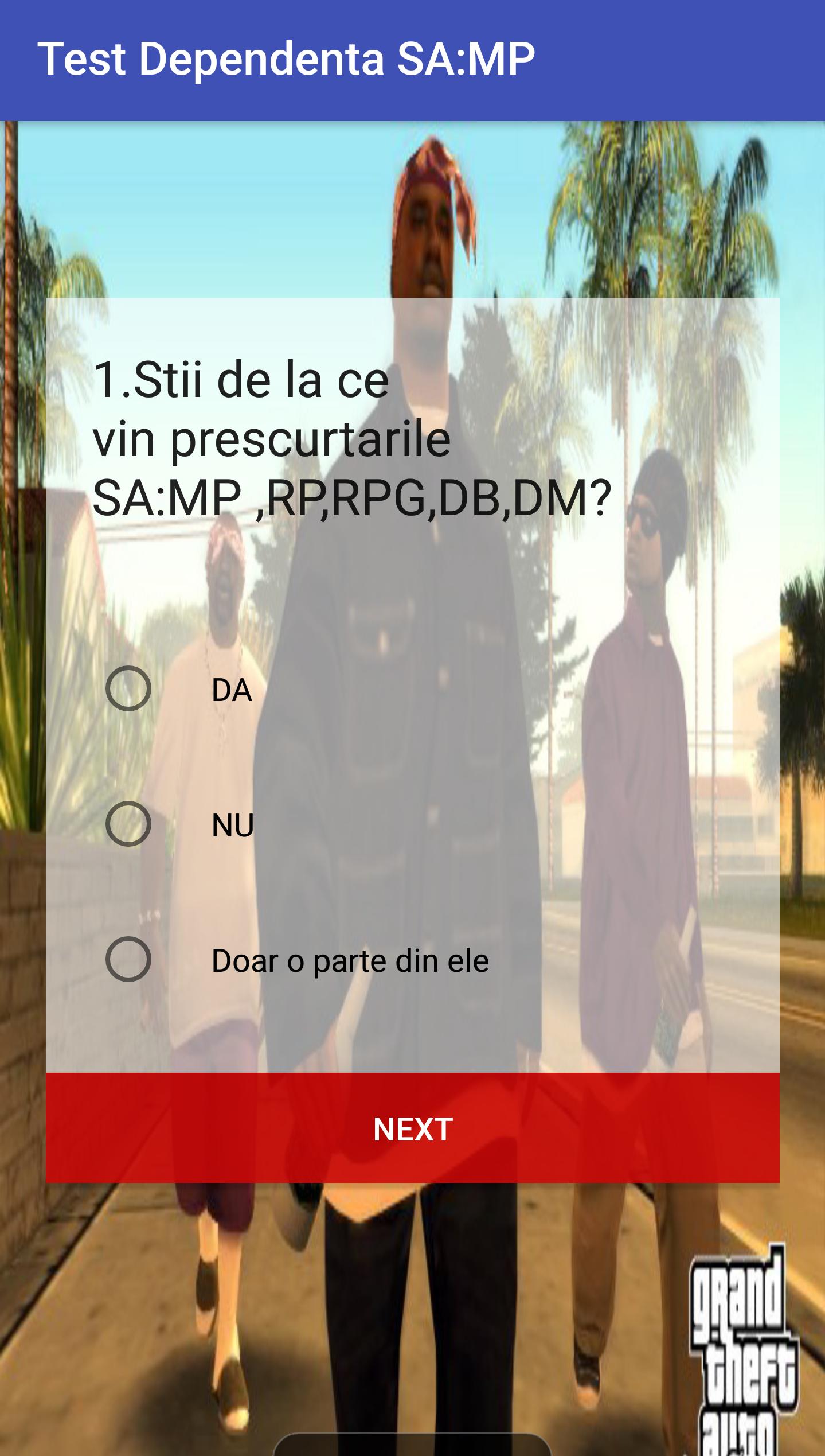 Test Dependenta SA:MP