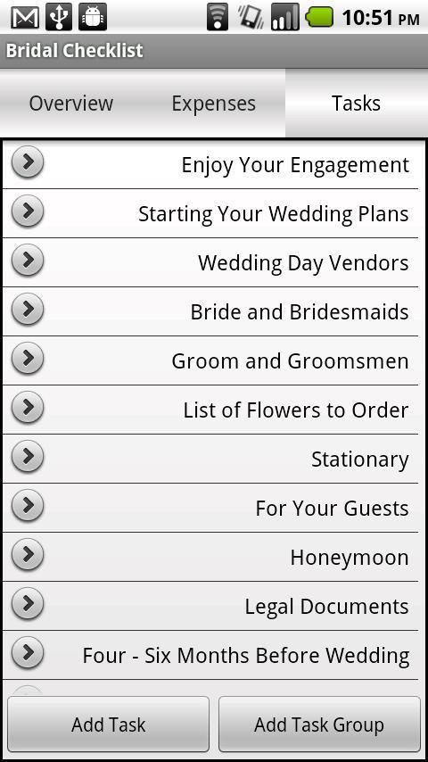 Bridal Checklist