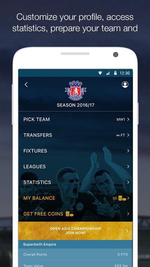 EPL Manager Fantasy Football