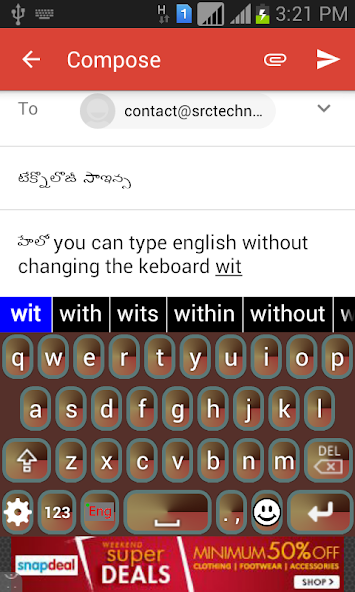 Quick Telugu Keyboard
