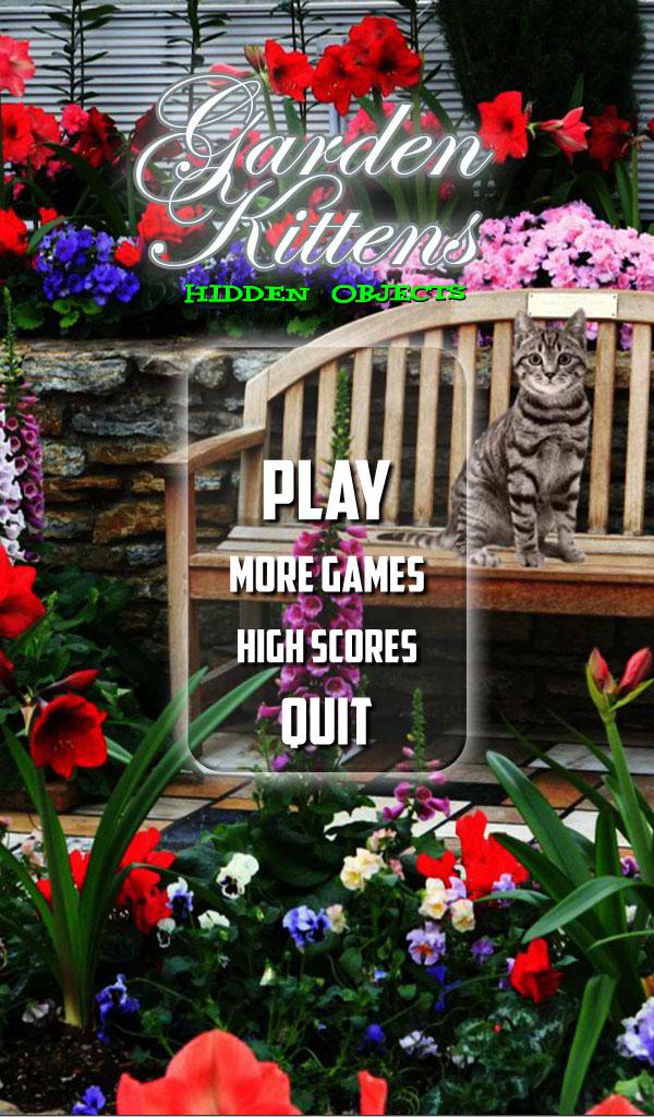 Hidden Object Garden Kittens