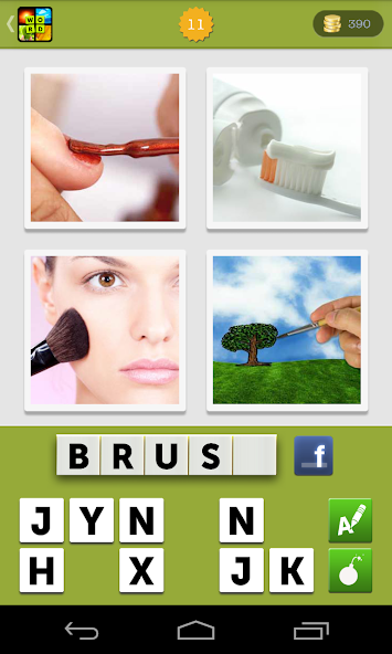 4 Pics 1 Word What's the Photo