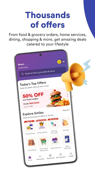 Smiles:Food,Grocery,Lifestyle