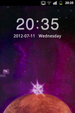 GO Locker Theme Galaxy Star