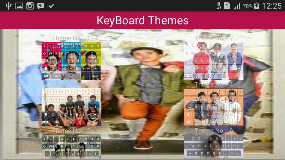 Tema Keyboard CJR
