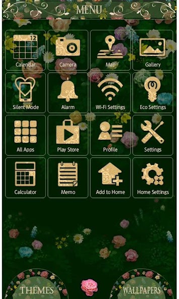 Classy Theme-Roses in Bloom-