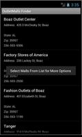 Factory Outlet Mall Finder US