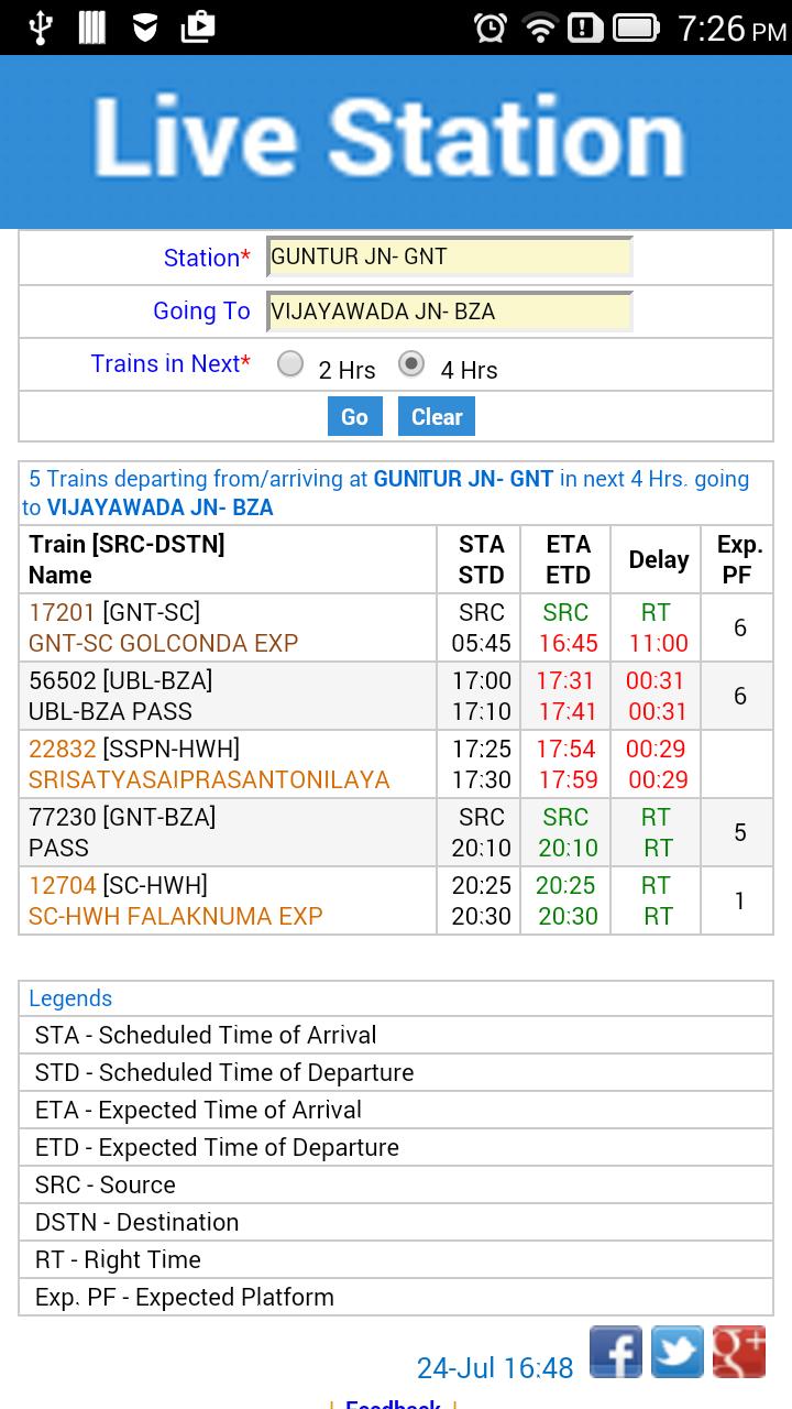 Indian Train Enquire System