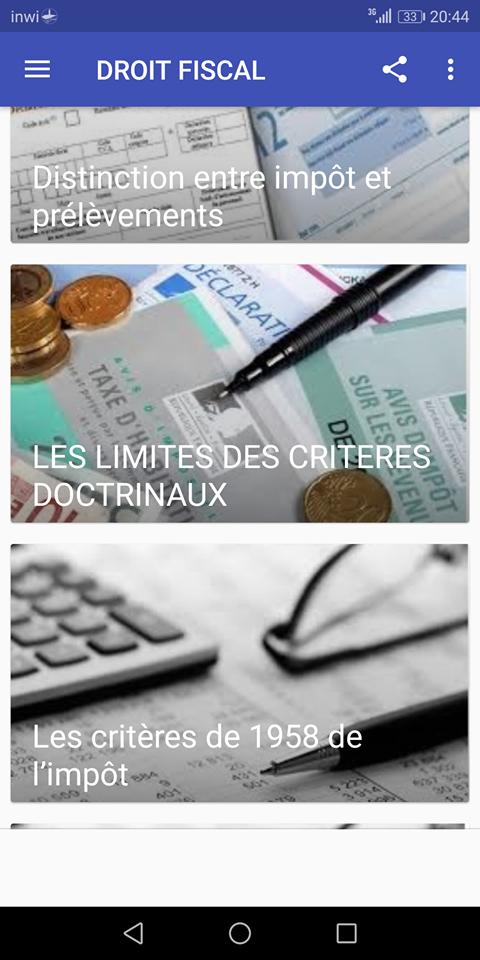 DROIT FISCAL