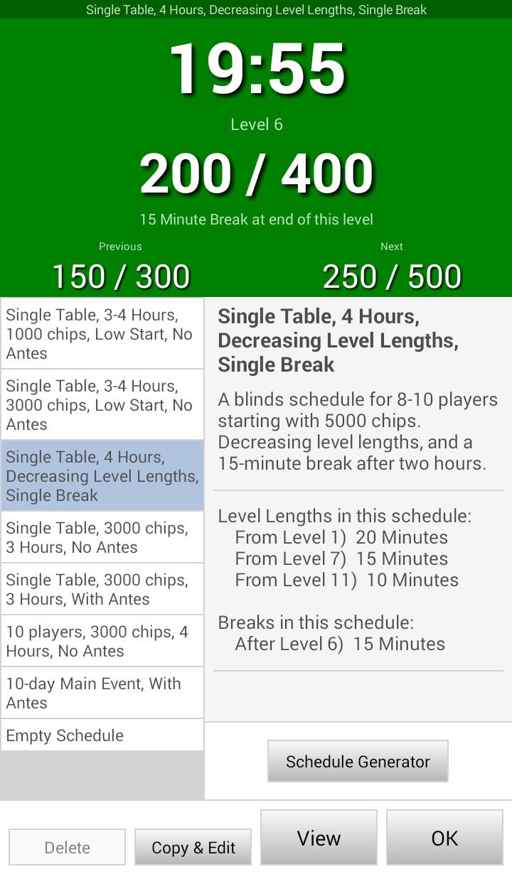 Blinds Are Up! Poker Timer free