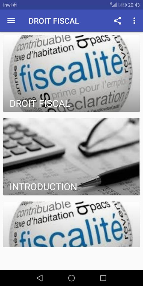 DROIT FISCAL