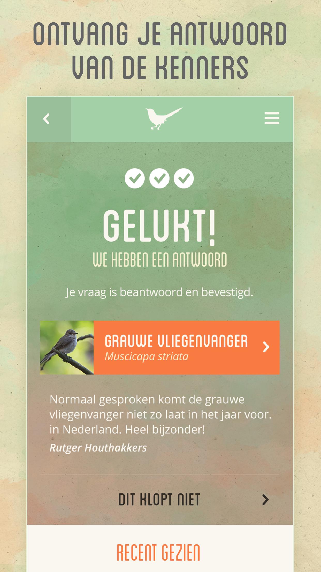 Vroege Vogels app