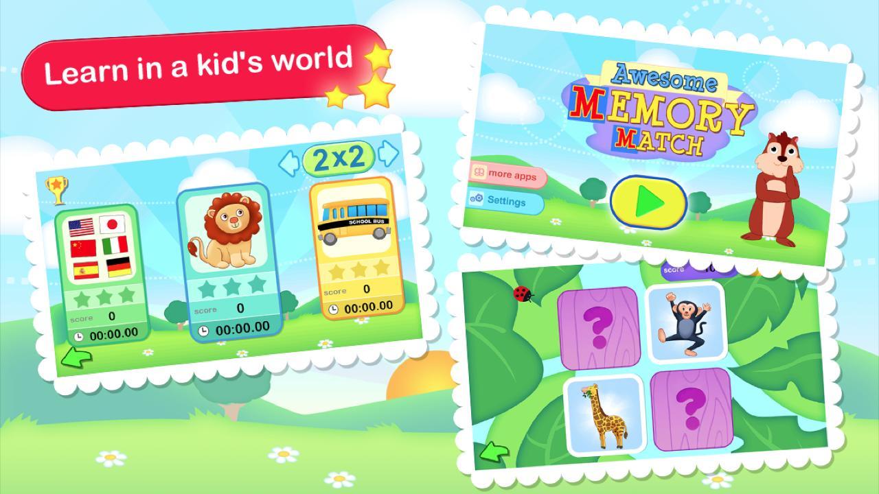 Awesome Memory Game for Kids